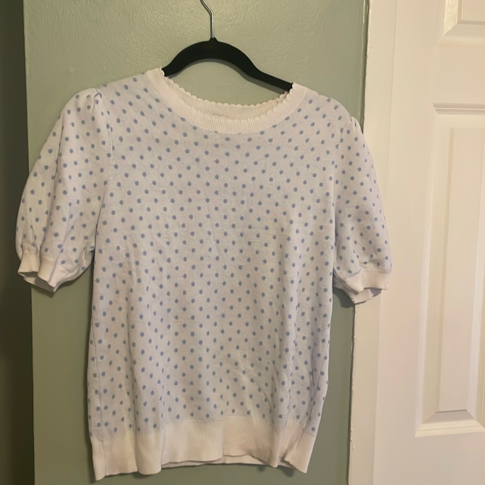 Adorable Polka Dot Sweater Medium